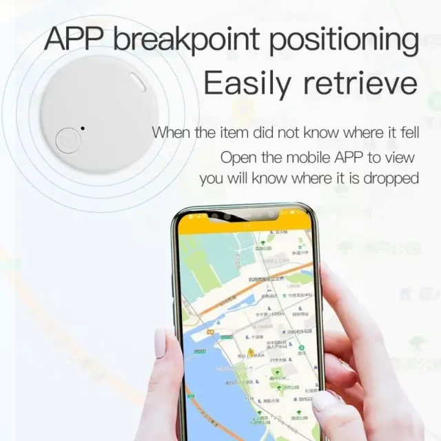 Mini localizador GPS con alarma antipérdida, llavero con etiqueta inteligente Compatible con Bluetooth, rastreador de llaves para perros, mascotas y niños - Image 5