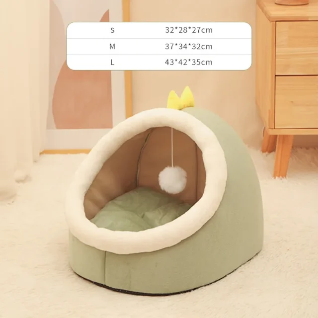Cama para gatos, cesta para mascotas, cama para gatos, cojín acogedor para gatitos, tienda para casa para gatos, estera suave y cálida para perros pequeños, bolsa, camas y muebles lavables - Image 4
